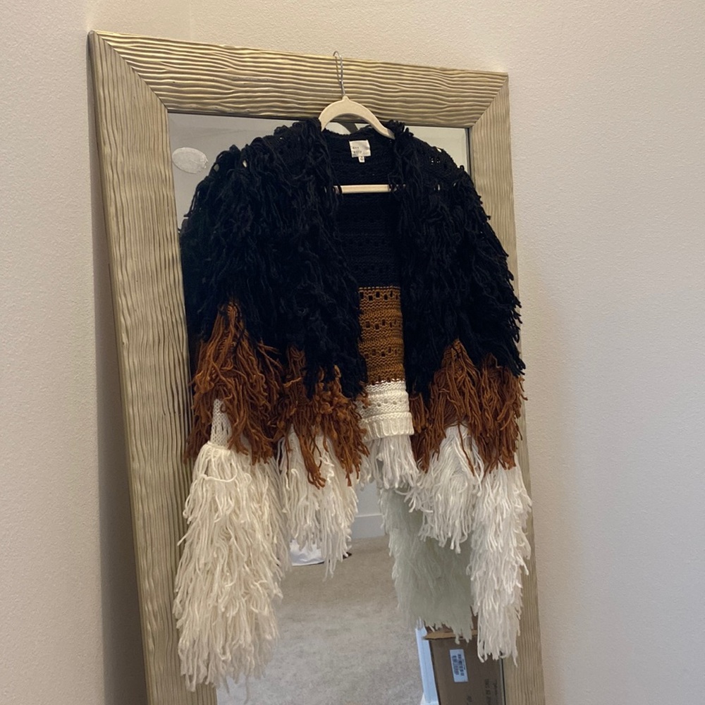 Crochet Fringe Coat